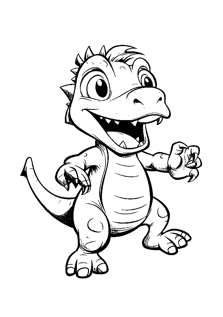 dinossauro para colorir