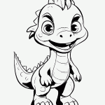 dinossauro para colorir