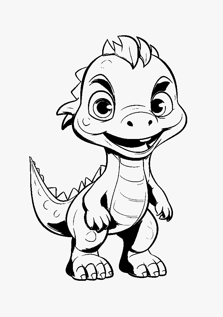 dinossauro para colorir