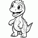 dinossauro para colorir