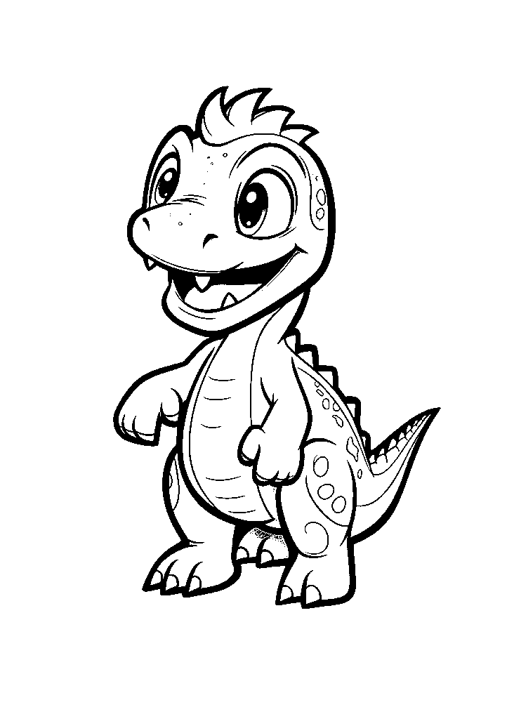 dinossauro para colorir