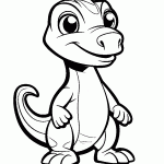 dinossauro para colorir