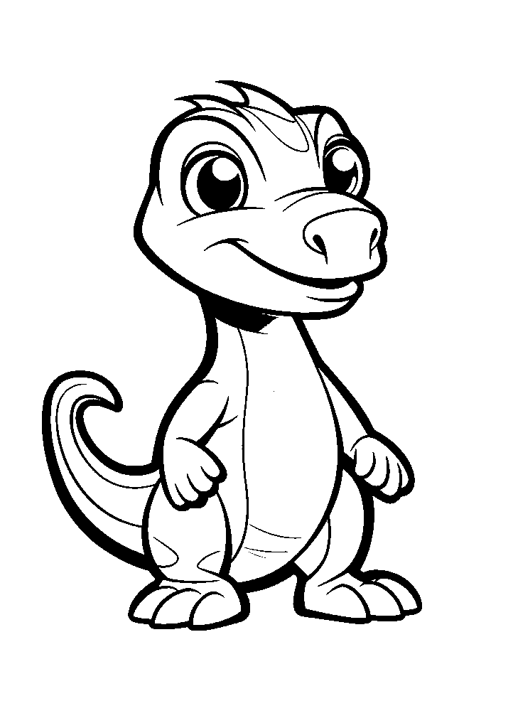 dinossauro para colorir