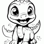 dinossauro para colorir
