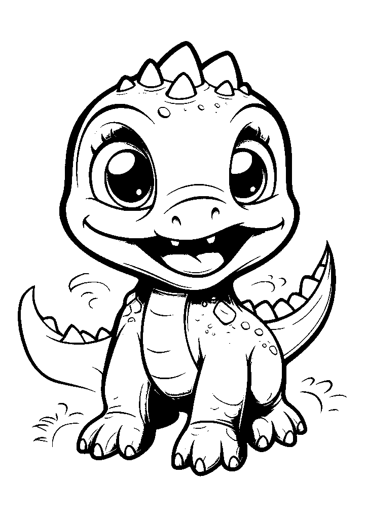 dinossauro para colorir