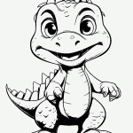 dinossauro para colorir