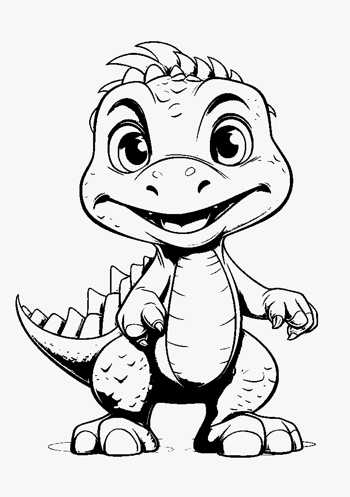 dinossauro para colorir
