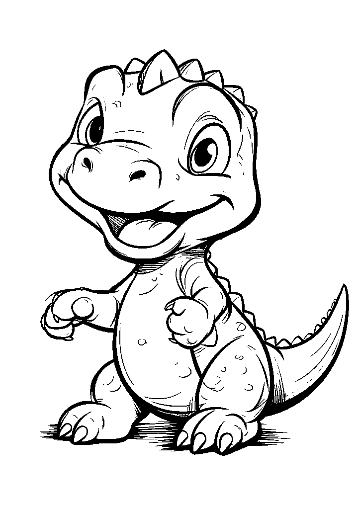 dinossauro para colorir