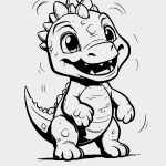 dinossauro para colorir