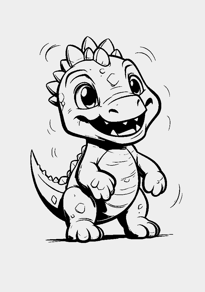 dinossauro para colorir