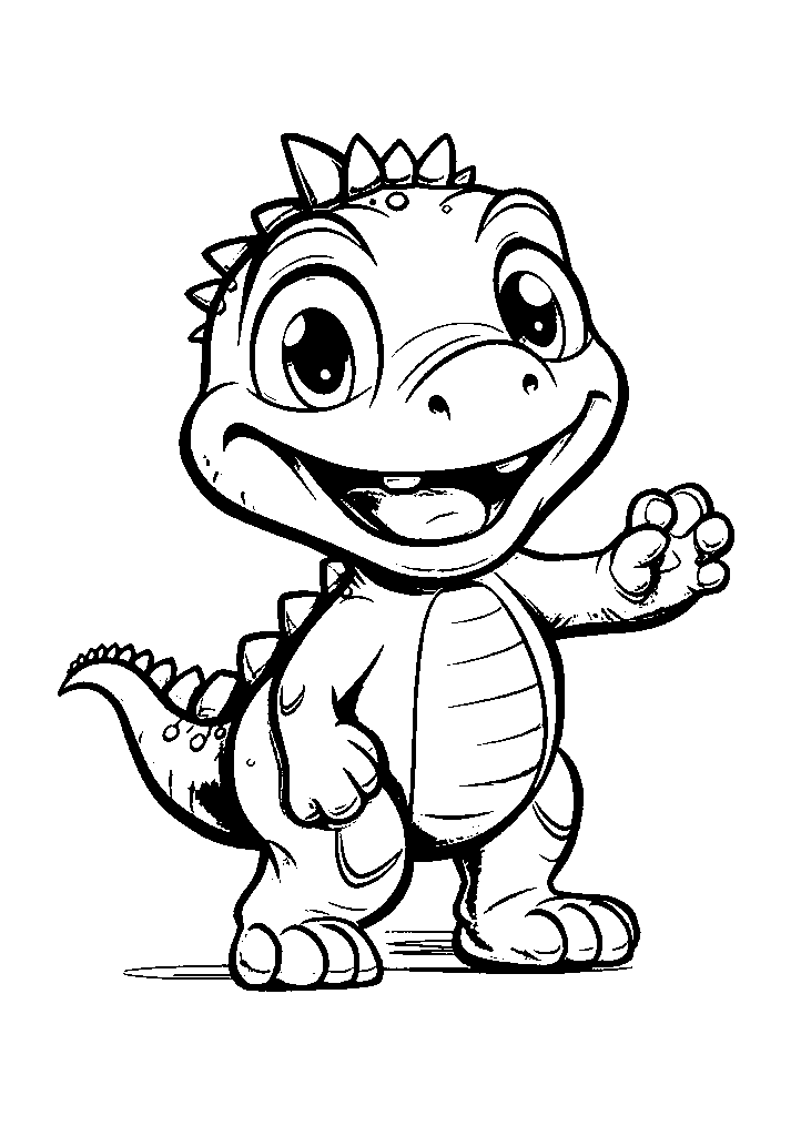 dinossauro para colorir