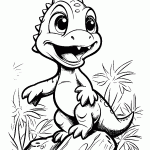 dinossauro para colorir