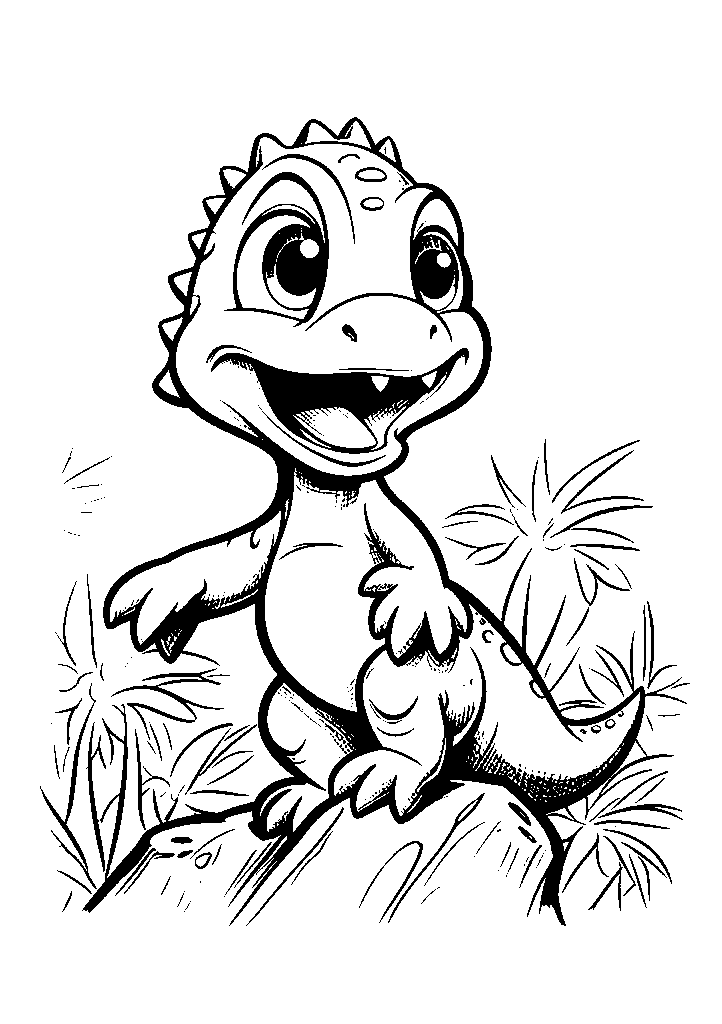 dinossauro para colorir