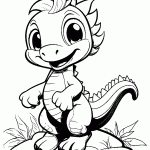dinossauro para colorir
