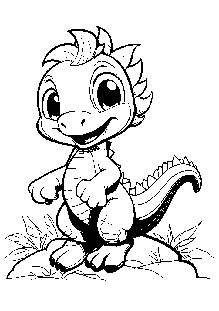 dinossauro para colorir
