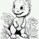 dinossauro para colorir