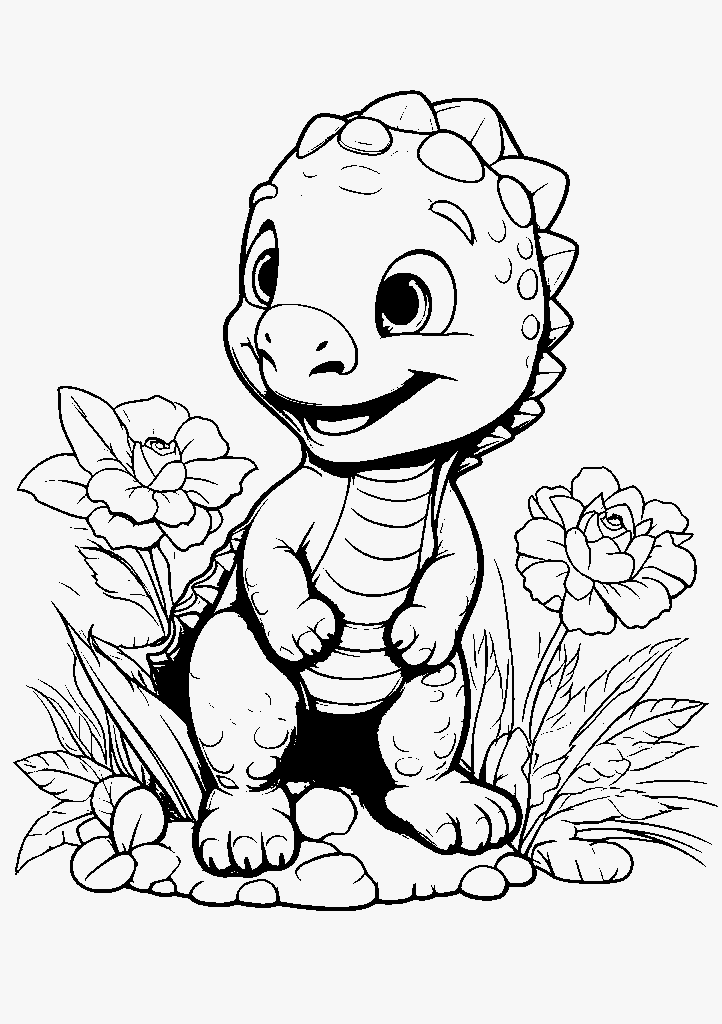 dinossauro para colorir