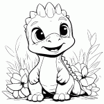 dinossauro para colorir
