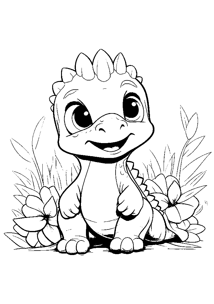 dinossauro para colorir