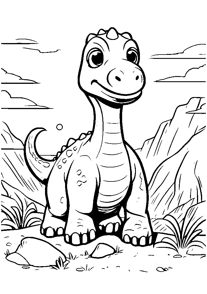 dinossauro para colorir