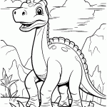 dinossauro para colorir