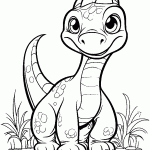 dinossauro para colorir