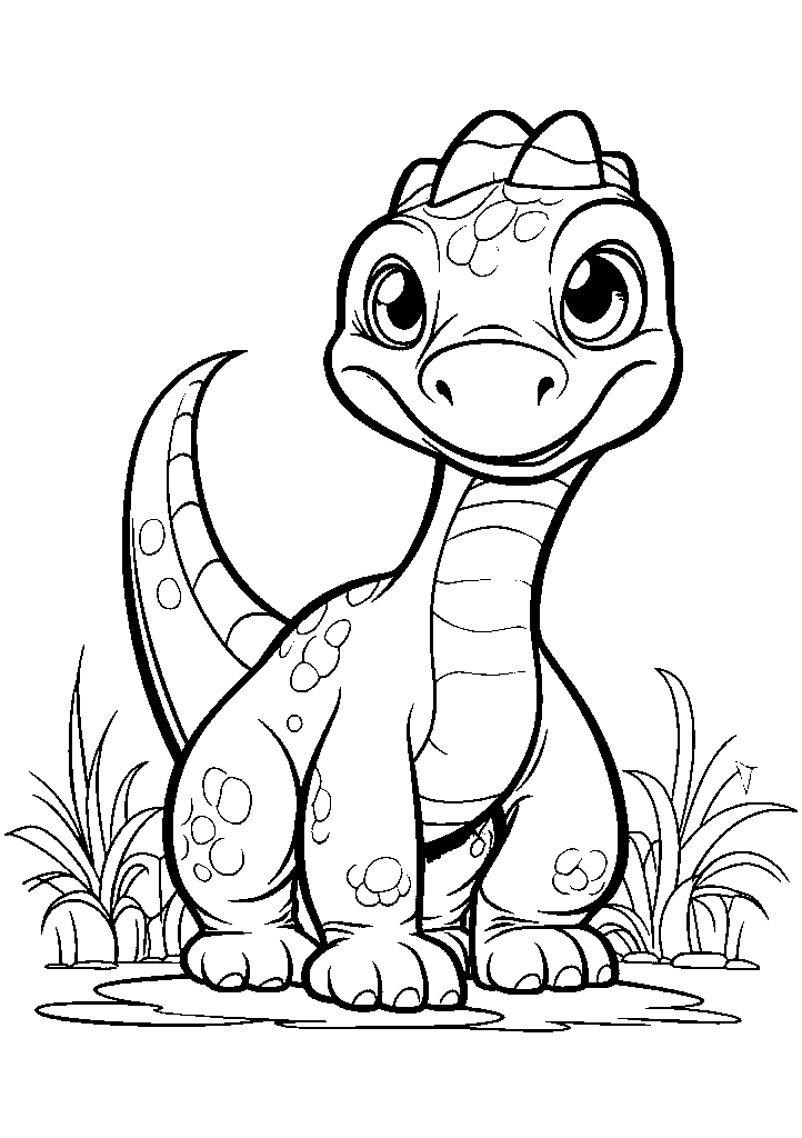 dinossauro para colorir
