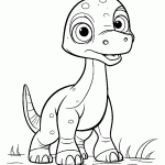 dinossauro para colorir