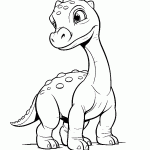 dinossauro para colorir