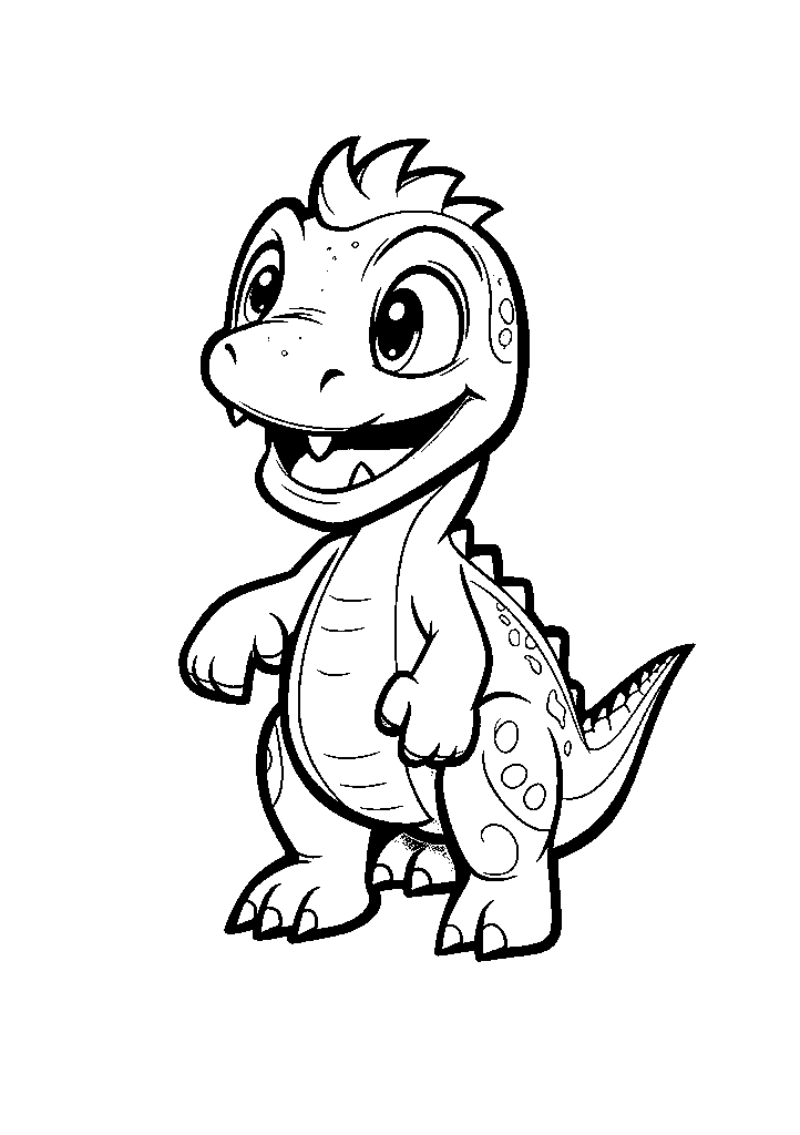 dinossauro para colorir