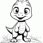 dinossauro para colorir
