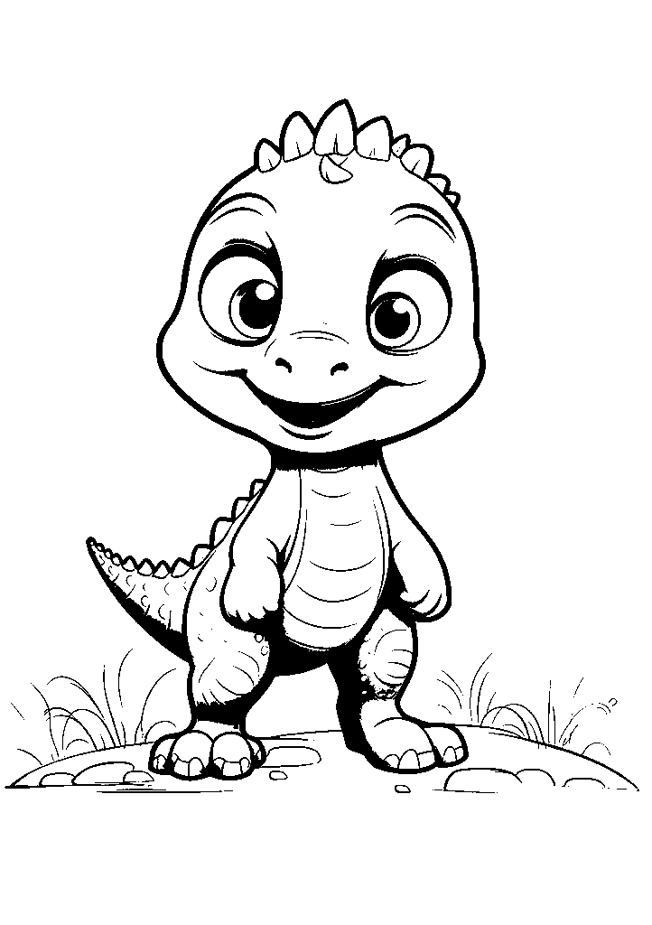dinossauro para colorir
