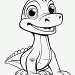 dinossauro para colorir