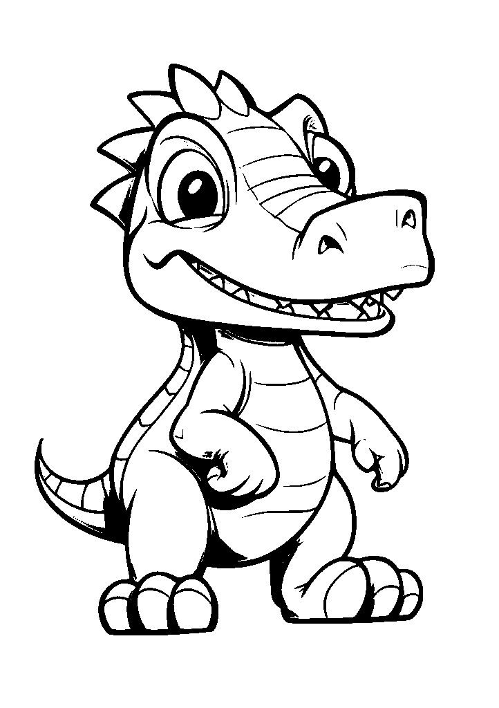 dinossauro para colorir