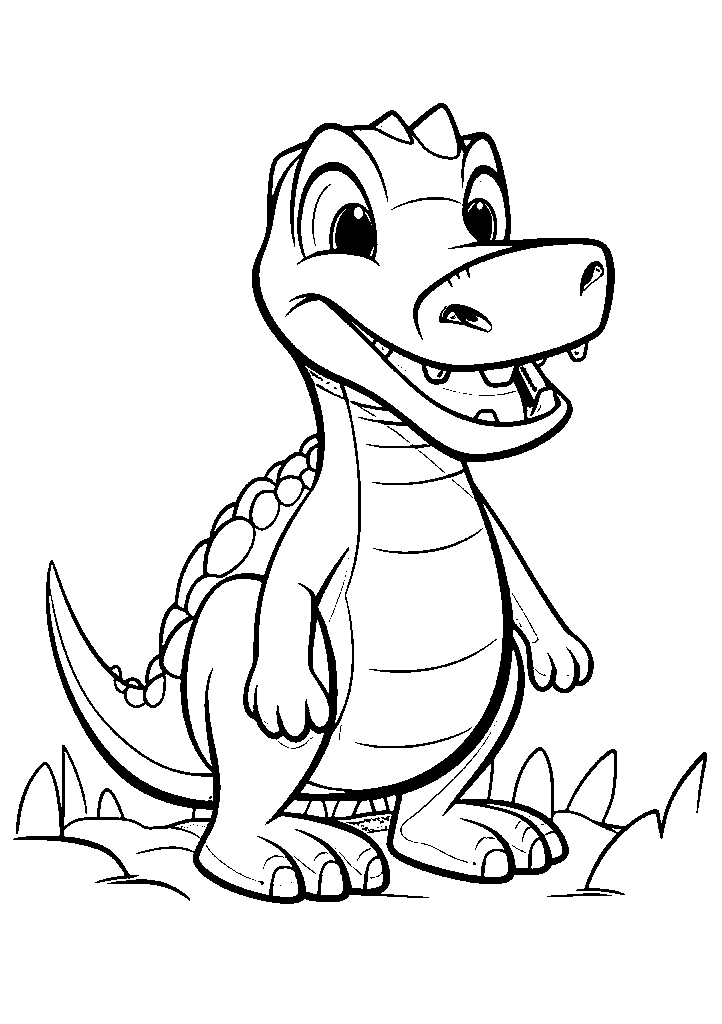 dinossauro para colorir