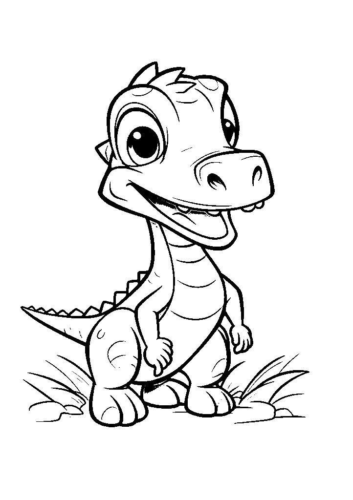 dinossauro para colorir