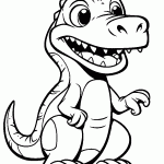 dinossauro para colorir