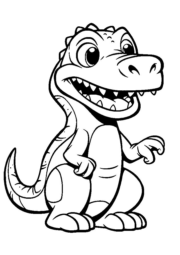 dinossauro para colorir