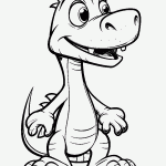 dinossauro para colorir