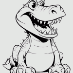 dinossauro para colorir
