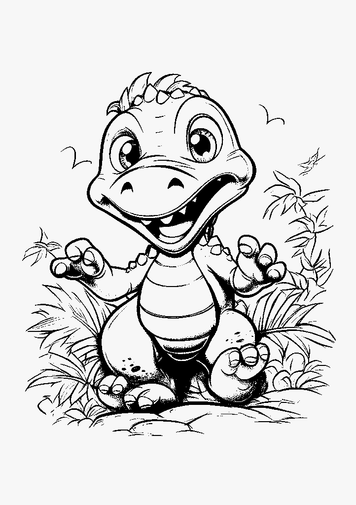 dinossauro para colorir