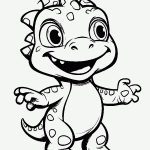 dinossauro para colorir