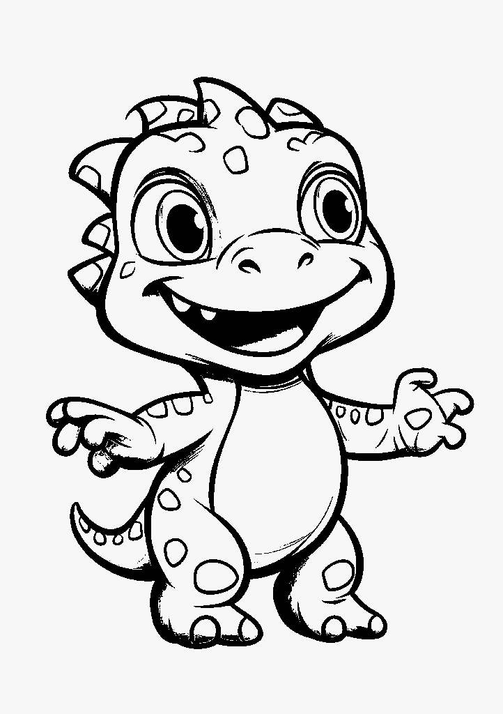 dinossauro para colorir