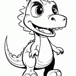 dinossauro para colorir