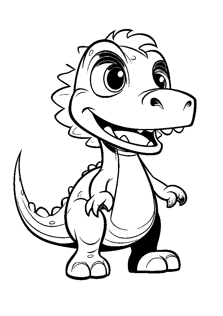 dinossauro para colorir