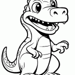 dinossauro para colorir