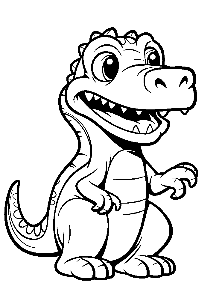 dinossauro para colorir