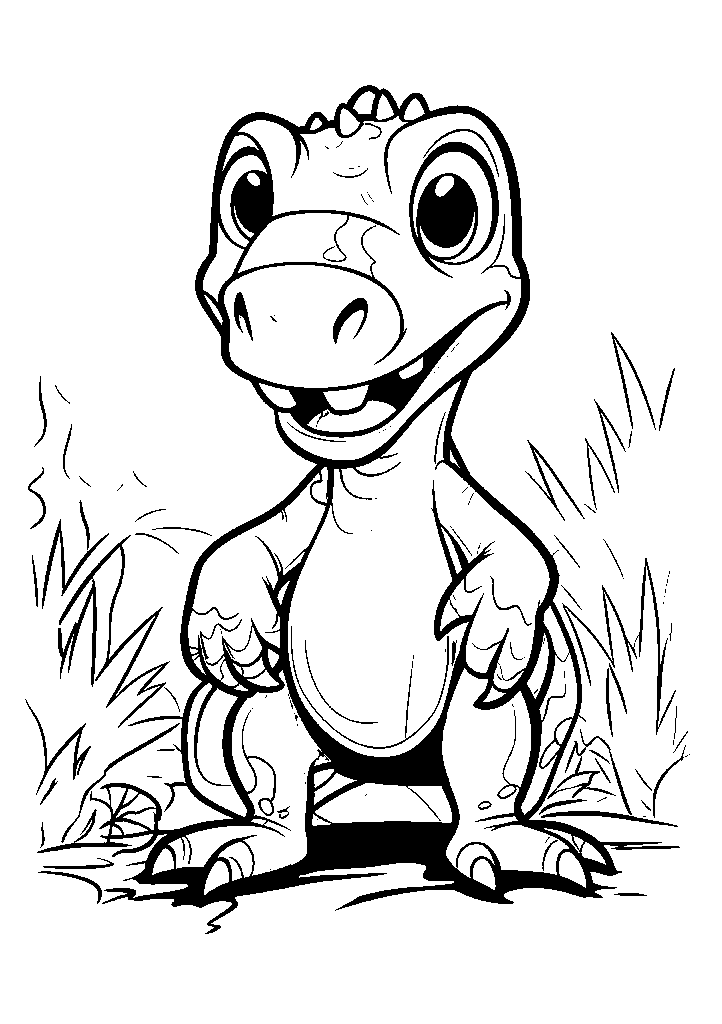 dinossauro para colorir