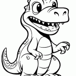 dinossauro para colorir