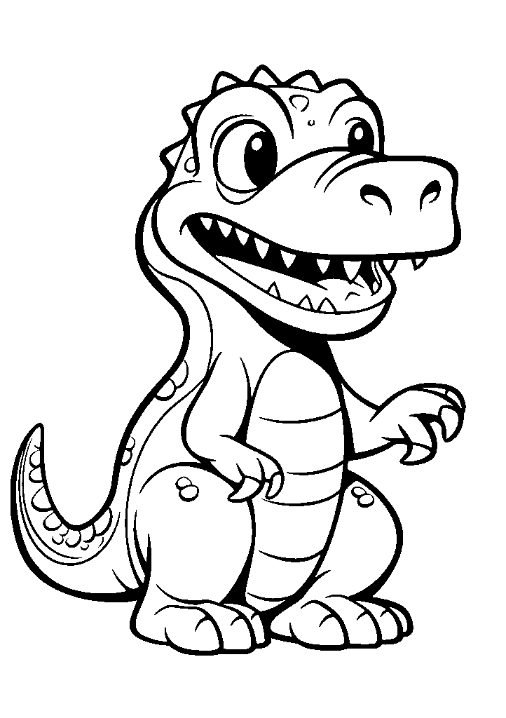 dinossauro para colorir